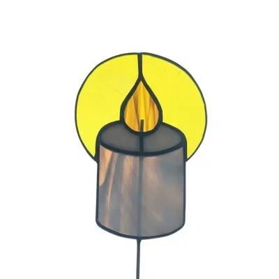 Tiffany: Kerze auf Stab