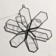 Fensterhänger: Schneeflocke 2, 11 cm