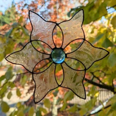 Fensterhänger: Schneeflocke 1, 13 cm