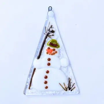 Fusing: Schneemann (Dreieck)