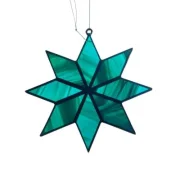 Fensterhänger: Stern 8 Zacken, 9,5 cm