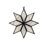 Fensterhänger: Stern 8 Zacken, 9,5 cm