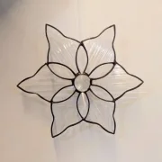 Fensterhänger: Schneeflocke 1, 13 cm