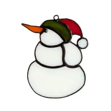 Fensterhänger: Schneemann