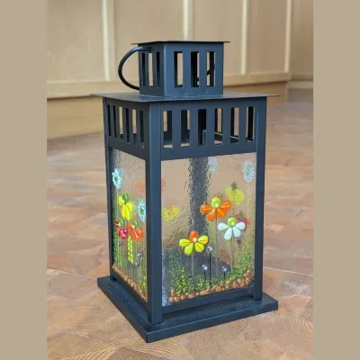 Fusing: Laterne Blumen