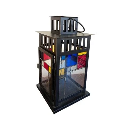 Tiffany Laterne Mondrian-Art