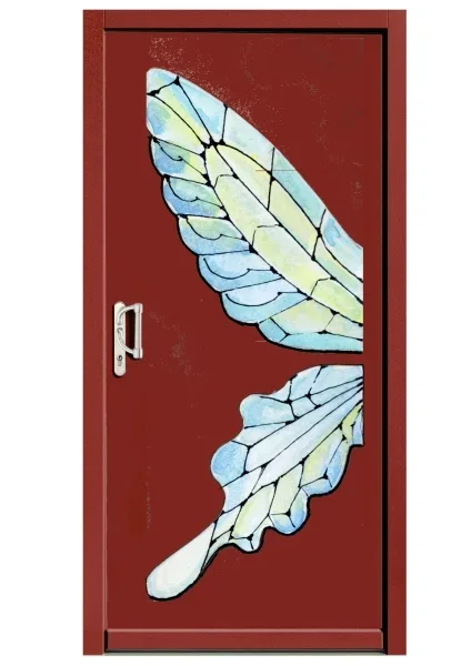 Haustür AE-Design Schmetterling