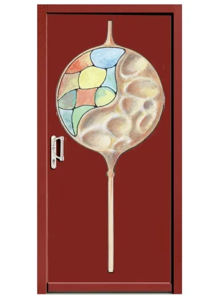 Haustür AE-Design Kugel