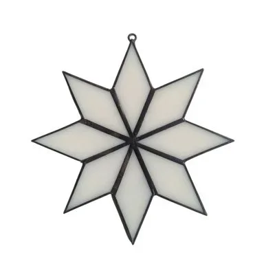 Fensterhänger: Stern 8 Zacken, 11,5 cm