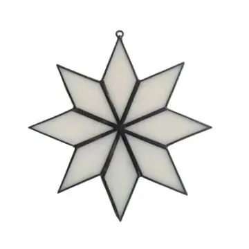Fensterhänger: Stern 8 Zacken, 11,5 cm