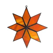 Fensterhänger: Stern 8 Zacken, 11,5 cm